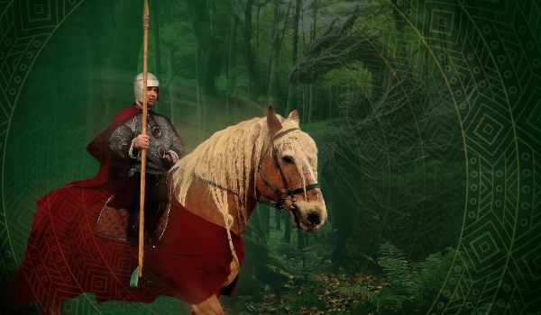 Teatralizuotas žygis per Veisiejus ,,Šv. Jurgi, atrakink žemę ir žmonių širdis“